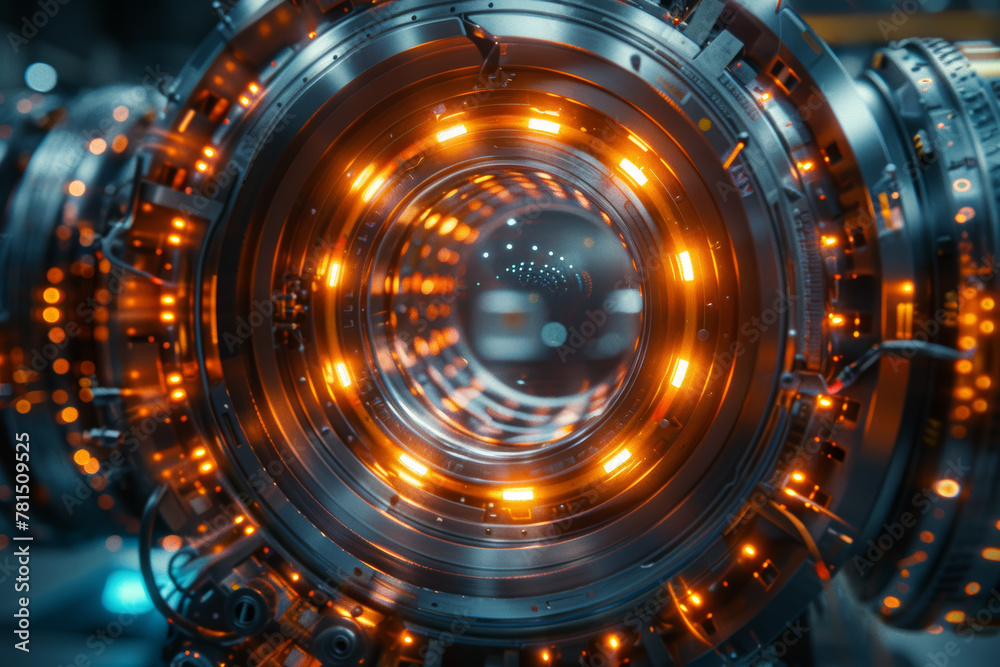 Obraz premium Advancing atomic energy technology to meet the growing demand for clean and efficient power. Concept of technological innovation. Generative Ai.