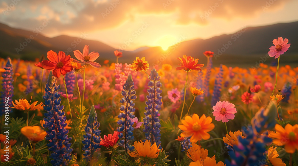 Fototapeta premium field of poppies