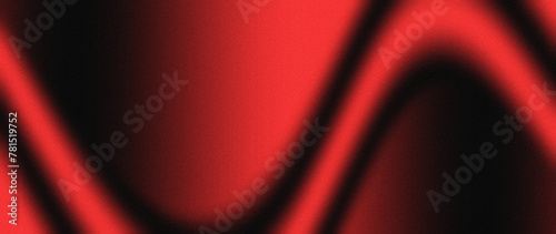 Grainy  abstract background Luxurious red silk fabric background with soft waves and a subtle gradient