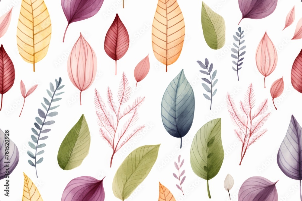 Colorful Botanical Patterns Colorful Botanical Patterns