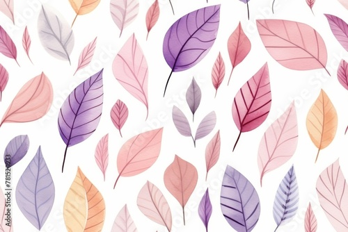 Colorful Autumn Leaves Pattern