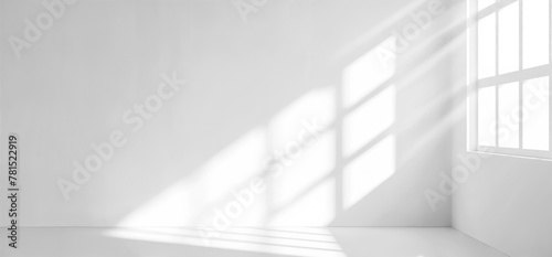 Shadow overlay effect isolated on transparent background, png. Light and shadows from window. Mockup of transparent shadow overlay effect and natural lightning in room interior	