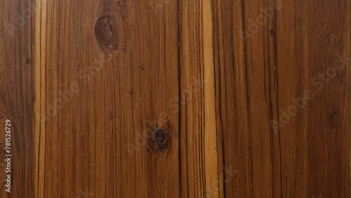 Texture of teak wood, known for its durability and rich golden-brown color, captured in a close-up photograph.