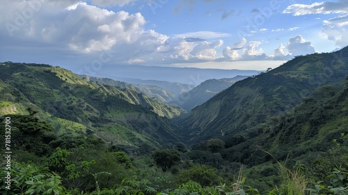 view of the mountains from the mountain