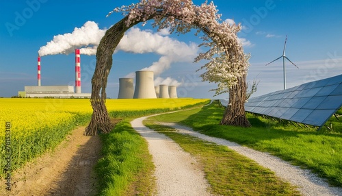 Erneuerbare Energien vs. Fossile Energien photo