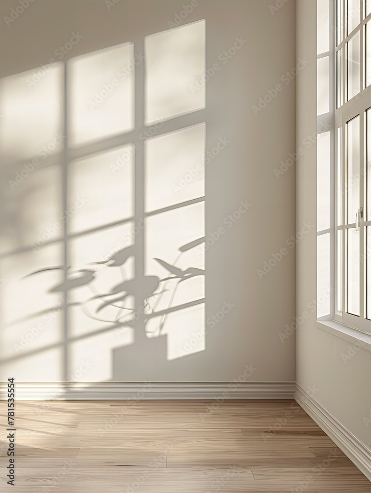 Fototapeta premium empty room with window