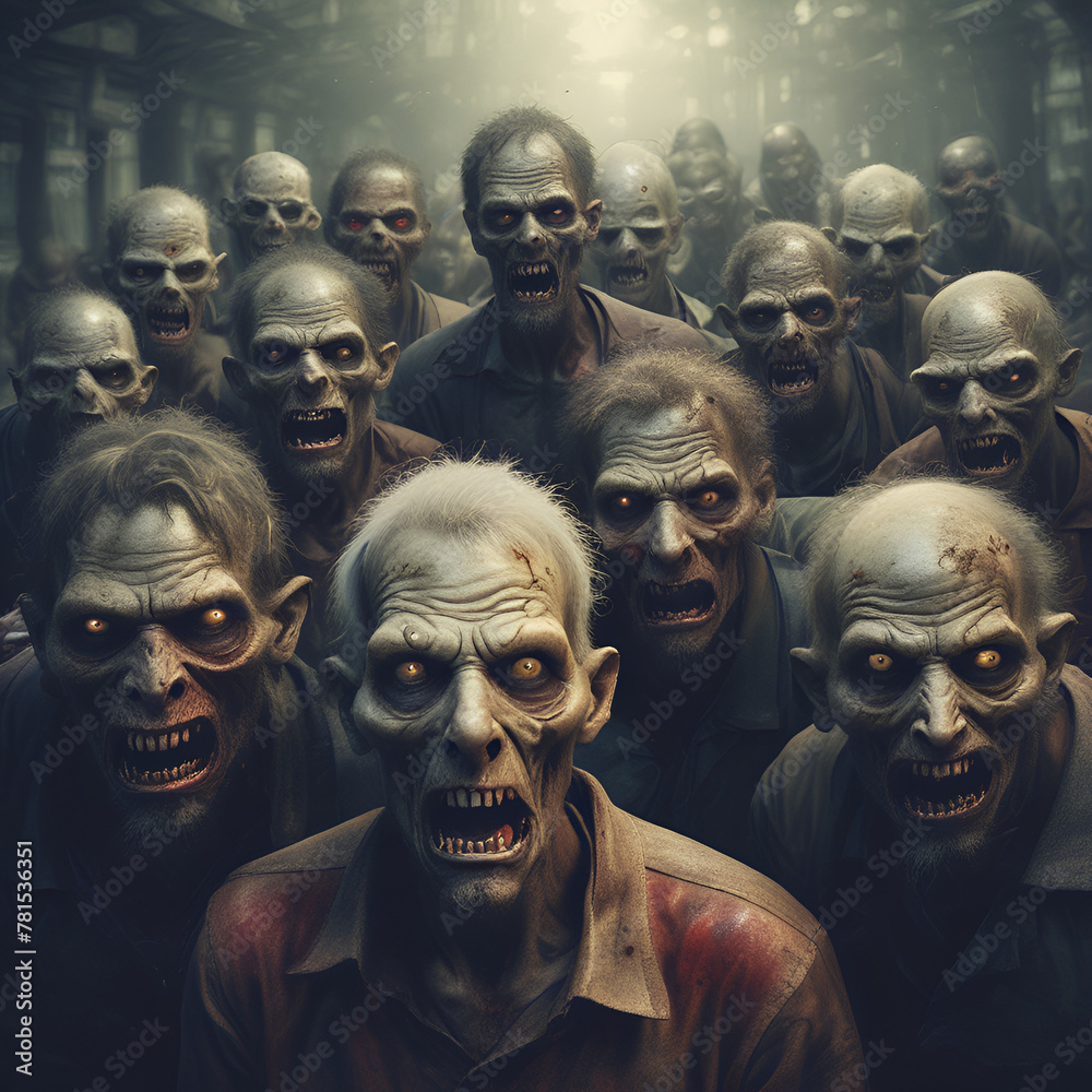 scary halloween zombie