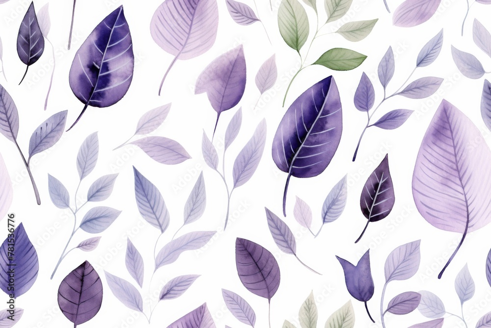 Fototapeta premium Watercolor Botanical Pattern