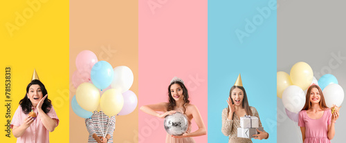 Collage of people celebrati...