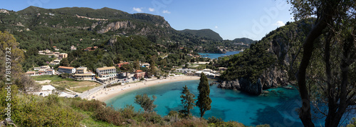 Agios Spiridon, plage de Paleokastritsa à Corfou