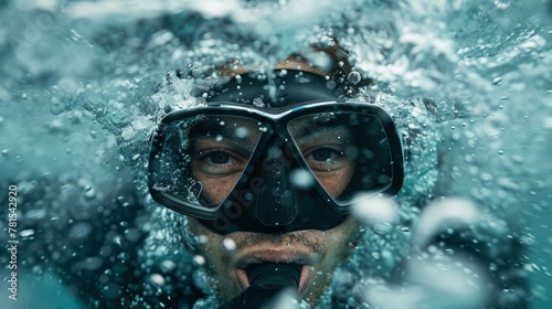 Marine Biologist exploring underwater environments