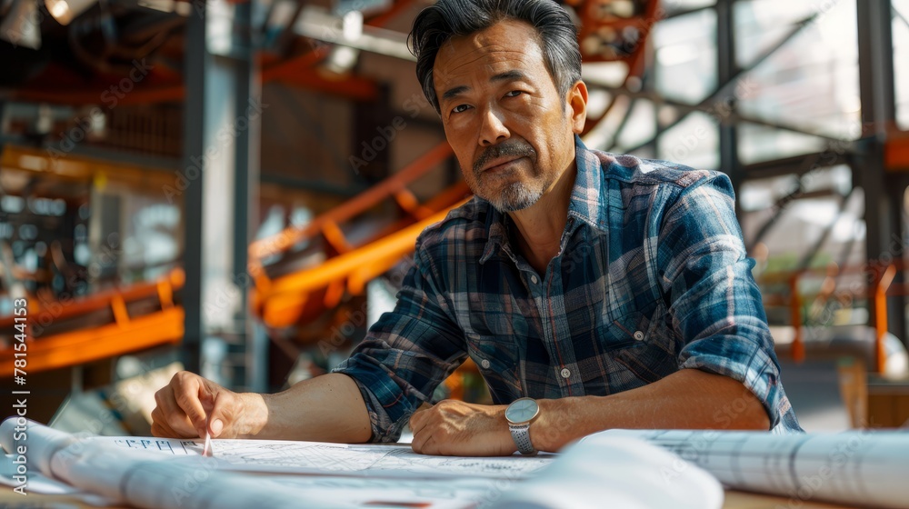 Roller Coaster Designer in casual attire Roller Coaster Designer in casual attire