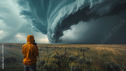  Storm Chaser in weather-resistant gear