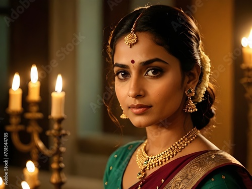 portrait of a woman during a Chaitra Sukladi photo