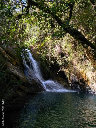 One of many waterfalls close to Belo Horizonte city, in Minas Gerais State, southeast Brazil during early April