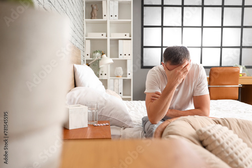 Middle-aged man suffering f...