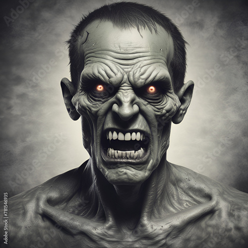 portrait of a zombie