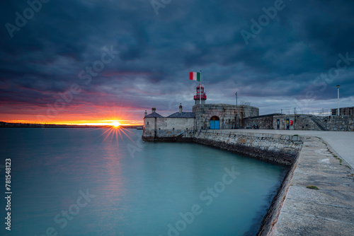 Foto Dramatic Sky at Sunset, Dún Laoghaire, County Dublin, Ireland