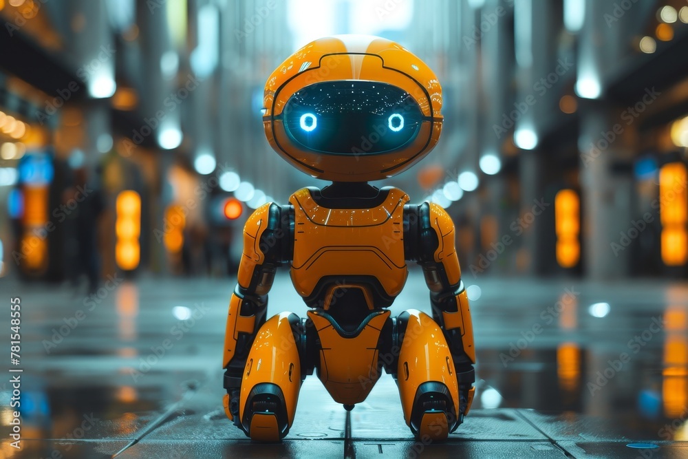 Representation of a technological futuristic Representation of a technological futuristic