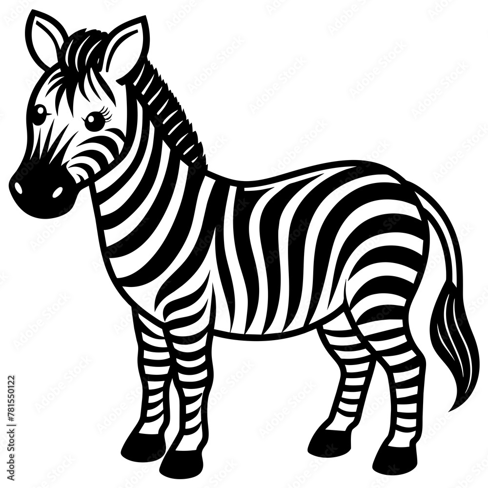 Obraz premium zebra vector illustration