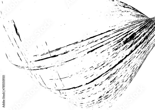 Strokes in different directions of black paint on a white background. Graffiti element. Design template for the design of banners, posters, booklets, covers, magazines. EPS 10