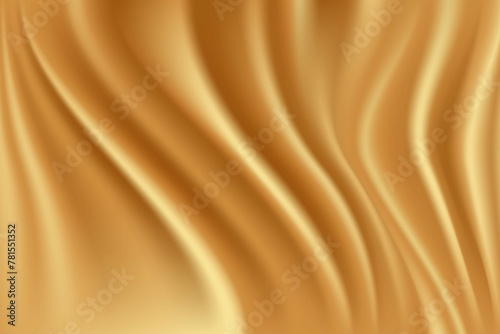 Gold Silk Texture Luxury Golden Satin Silk Fabric Background