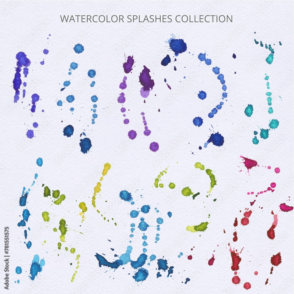 Watercolor Splashes Collection