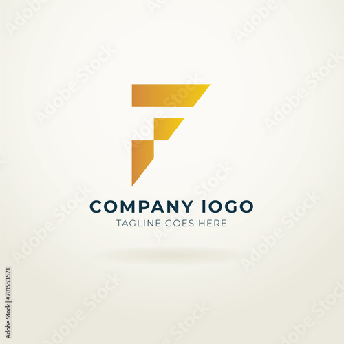 Free Download F logo design  - GFXLoad