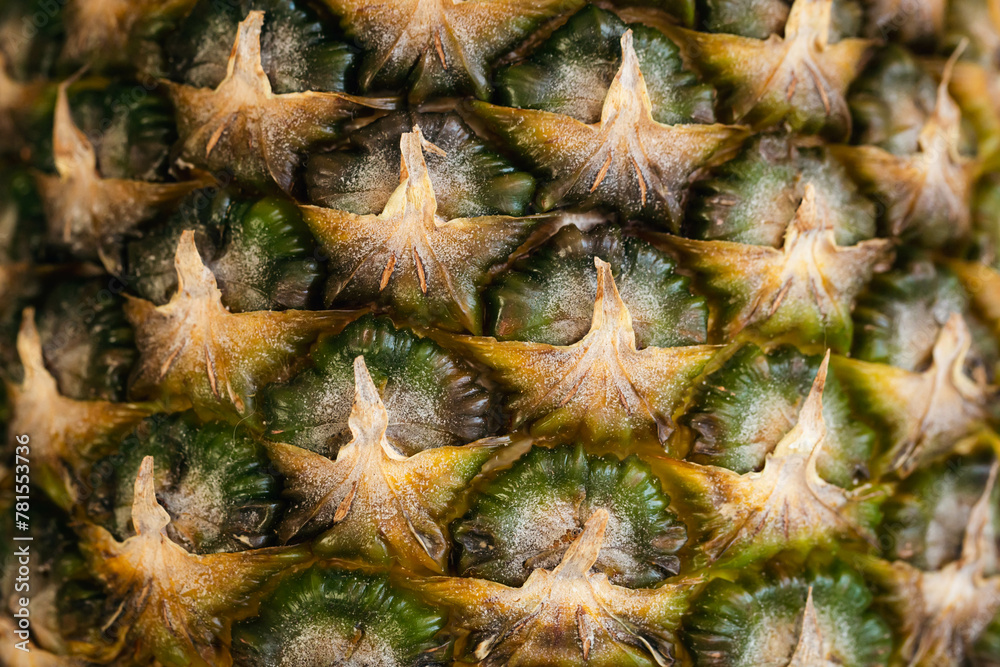 Macro shot of pineapple, close-up peel texture, natural food background. Macro shot of pineapple, close-up peel texture, natural food background.