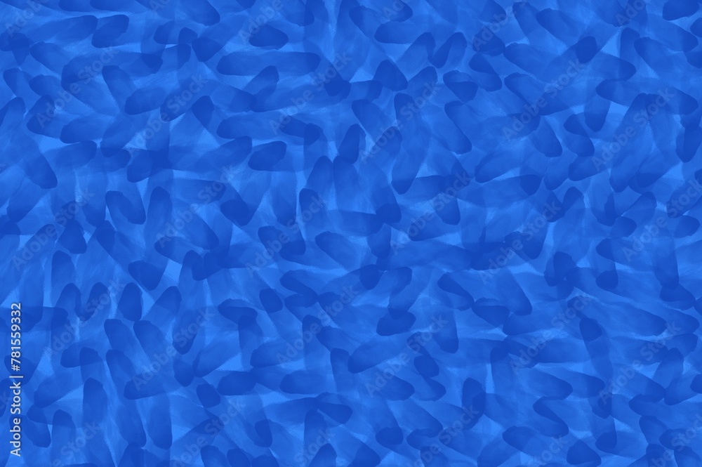 Beautiful horizontal abstract blue texture watercolor