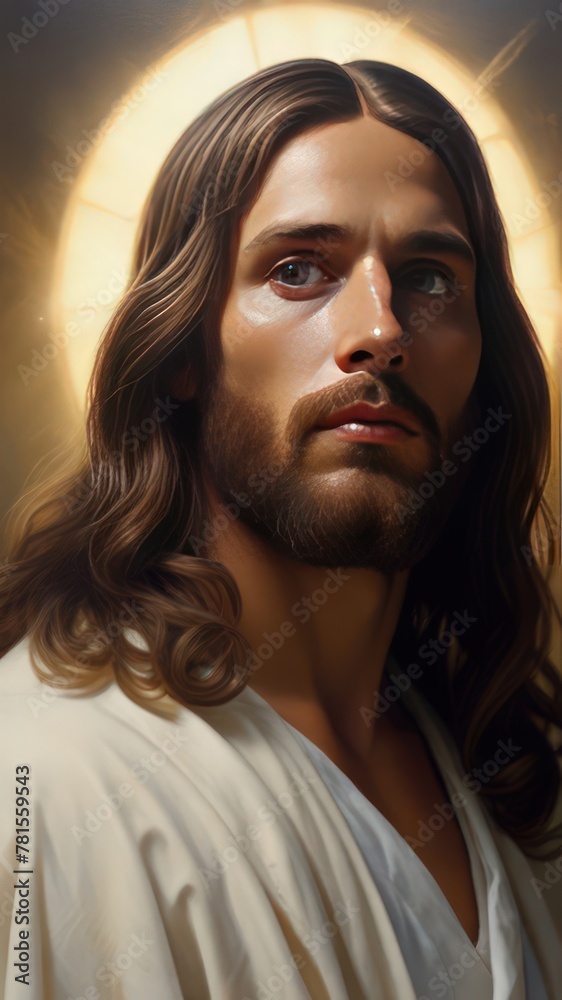 Jesus Christ portrait drawing Jesus Christ portrait drawing