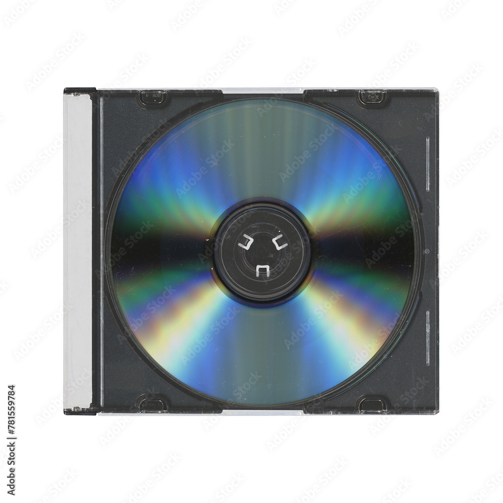 isolated old music CD disc jewel case with compact disk and no cover in transparent background, y2k style isolated old music CD disc jewel case with compact disk and no cover in transparent background, y2k style