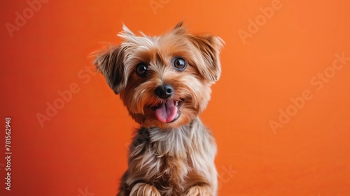 Small brown dog with long hair