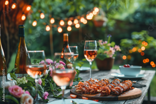 summer outdoor gourmet dining, garden party (3)