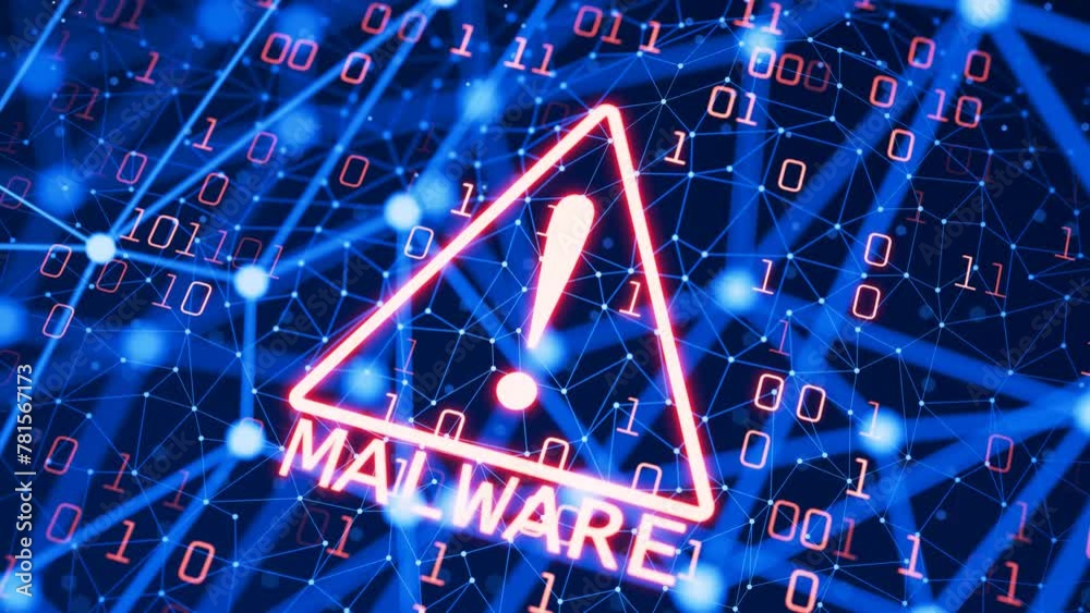 Virus attack on the server. Concept of attack on computer systems. Malicious program. User surveillance. Spy program on your phone.
