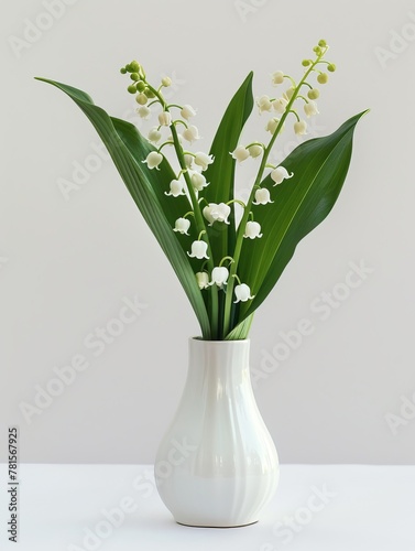 lilies of the valley flowers background.