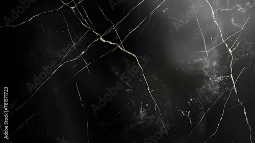 Black luxury marble with gold, abstract background texture © Jan