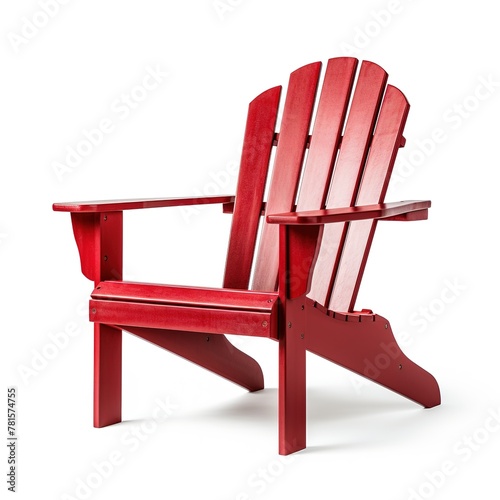 Adirondack chair red