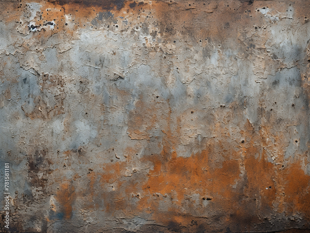 Weathered iron backdrop showcases aged metal texture Weathered iron backdrop showcases aged metal texture
