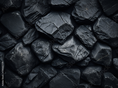 Stone texture with gradient adds depth to a black background