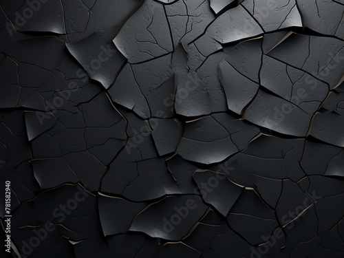 Abstract background showcased through 3D rendering of a cracked wall