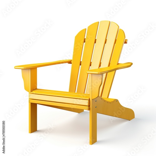 Adirondack chair yellow