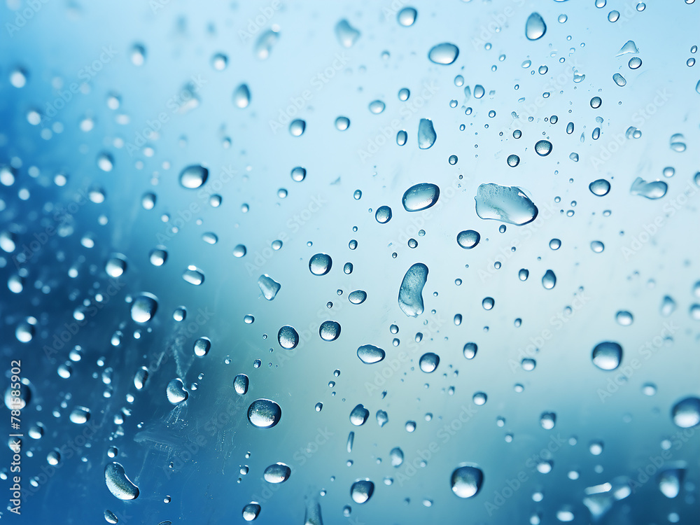Texture background illustrates water droplets condensing on window glass Texture background illustrates water droplets condensing on window glass