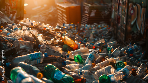 recycling waste management concept