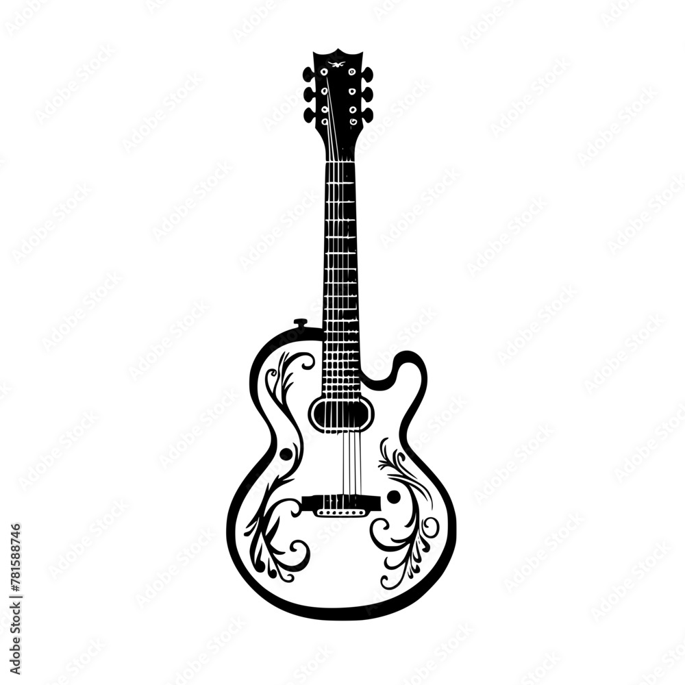 Naklejka premium bass guitar svg, guitar png, guitar silhouette, guitar shape svg, guitar svg, guitarist png, guitarist vector, guitar player vector, music svg, guitarist svg, musician svg, guitarist clipart, music no