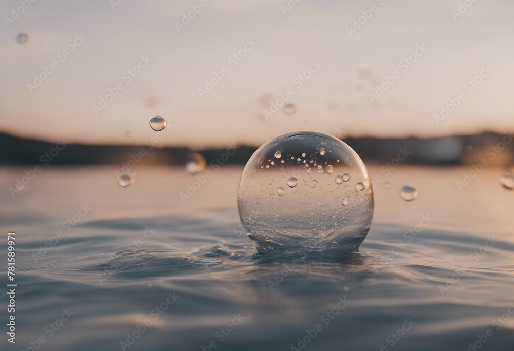 Bubbles in the water Bubbles in the water