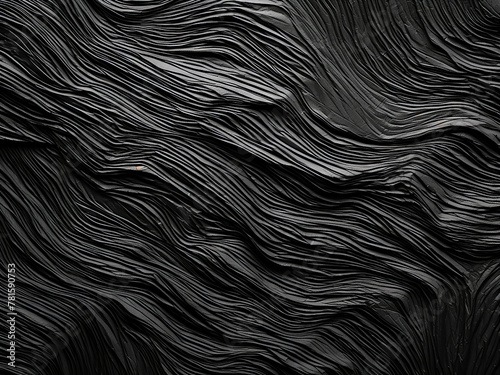 Abstract background with hand-drawn black fiber lines on white