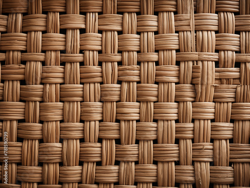 Authenticity shines through in natural wicker weave