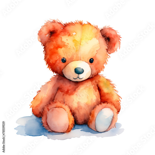 teddy bear isolated on white