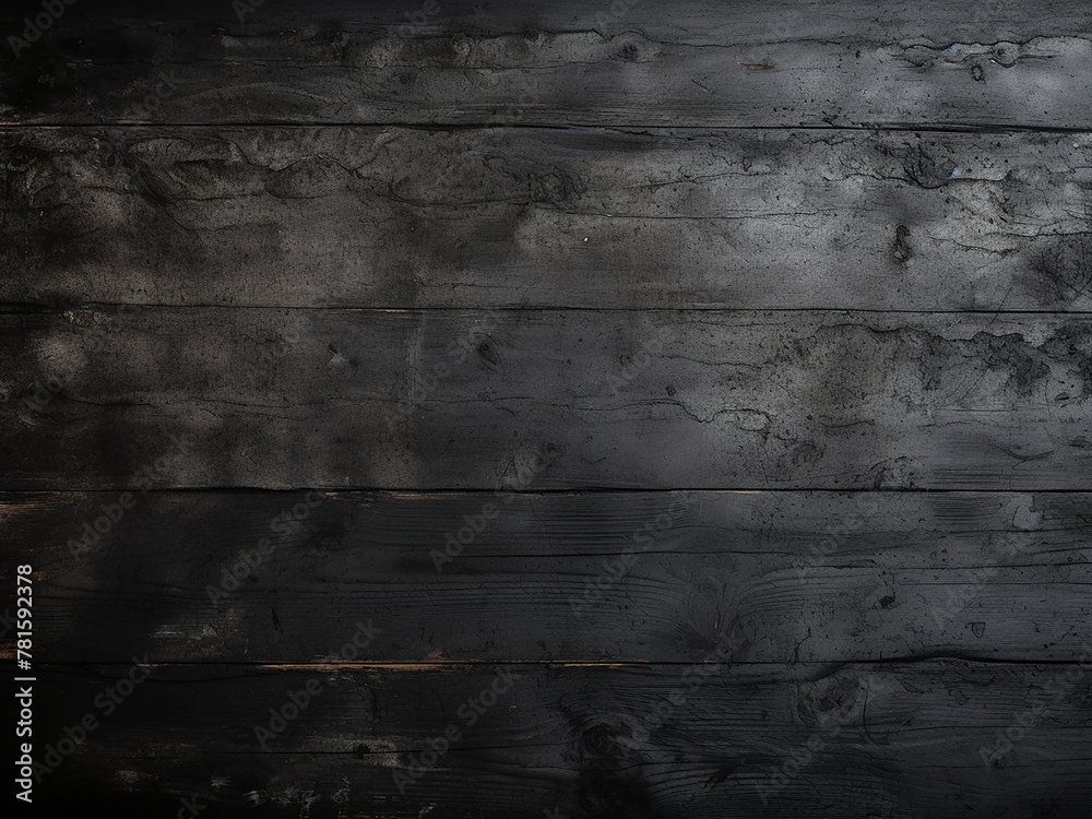 Obraz premium Dark wallpaper features grunge texture on old black backdrop